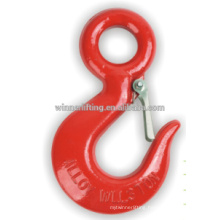 Red coated eye hook